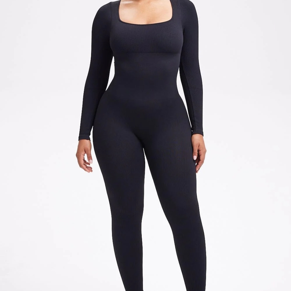 Black Long Sleeve Bodysuit